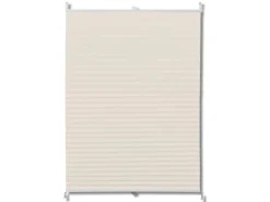 vidaXL Plissee Faltrollo Rollo Plisseerollo 110x100cm Creme