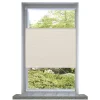 vidaXL Plissee Rollo Jalousie Plisseerollo 90x150cm Creme* Türvorhänge