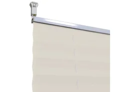 vidaXL Plissee Rollo Jalousie Plisseerollo 90x150cm Creme* Türvorhänge