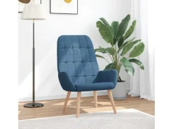 vidaXL Relaxsessel Blau Stoff 4102646