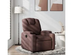 vidaXL Relaxsessel Dunkelbraun Stoff Modell 28* Sessel
