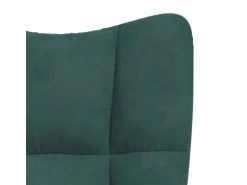 vidaXL Relaxsessel Dunkelgrün Samt Modell 9
