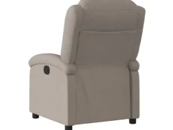 vidaXL Relaxsessel Elektrisch Taupe Stoff Modell 23* Sessel
