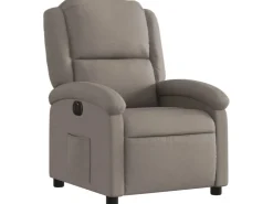 vidaXL Relaxsessel Elektrisch Taupe Stoff Modell 23* Sessel