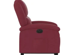 vidaXL Relaxsessel mit Aufstehhilfe Elektrisch Weißrot Stoff Modell 7
