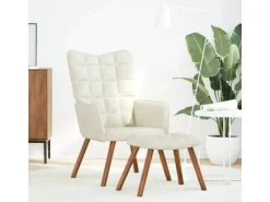 vidaXL Relaxsessel mit Hocker Samt 4016830