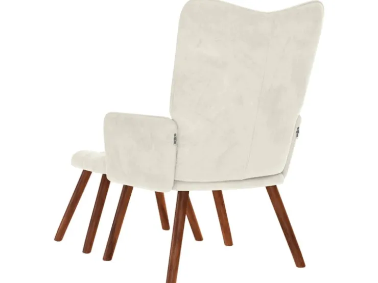 vidaXL Relaxsessel mit Hocker Samt 4016830