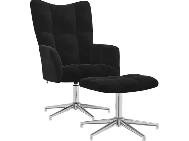 vidaXL Relaxsessel mit Hocker Samt 328134* Sessel|Hocker