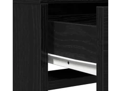 vidaXL Schminktisch mit Regal Schwarz Eichen-Optik 50 x 41 x 140 cm 865128* Regale Schwarz