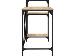 vidaXL Schreibtisch mit Regal Sonoma-Eiche 135x50x90 cm Holzwerkstoff 826710