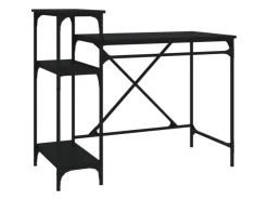 vidaXL Schreibtisch mit Regal 105x50x90cm Holzwerkstoff Eisen 826714