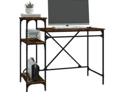 vidaXL Schreibtisch mit Regal Räuchereiche 105x50x90 cm Holzwerkstoff 826716* Weitere Regale