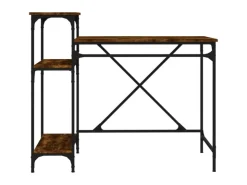 vidaXL Schreibtisch mit Regal Räuchereiche 105x50x90 cm Holzwerkstoff 826716* Weitere Regale