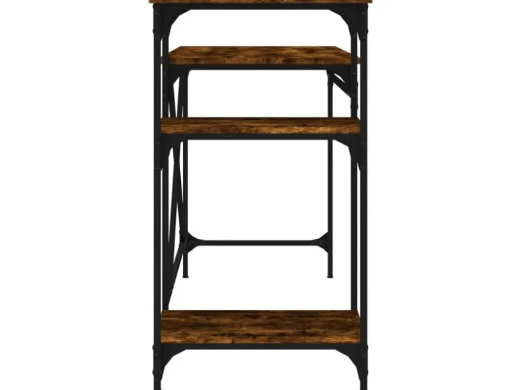 vidaXL Schreibtisch mit Regal Räuchereiche 105x50x90 cm Holzwerkstoff 826716* Weitere Regale