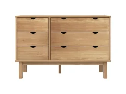 vidaXL Schubladenschrank OTTA 113,5x39,5x73 cm Massivholz Kiefer