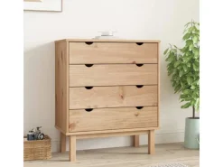 vidaXL Schubladenschrank OTTA 76,5x39,5x90 cm Massivholz* Sideboards|Kommode