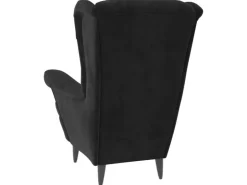 vidaXL Sessel Schwarz Samt Modell 3* Sessel