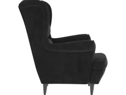 vidaXL Sessel Schwarz Samt Modell 3* Sessel