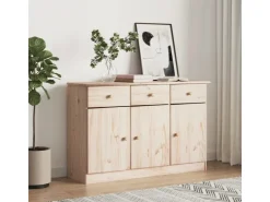vidaXL Sideboard ALTA 112x35x73 cm Massivholz Kiefer 353937* Sideboards|Kommode
