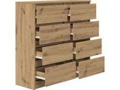 vidaXL Sideboard Artisan-Eiche 100x35x99 cm Holzwerkstoff 3328497* Sideboards