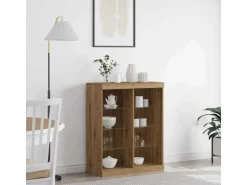 vidaXL Sideboard Eiche Handwerklich 41 x 37 x 100 cm Holzwerkstoff 863049
