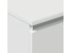vidaXL Sideboard Hochglanz-Weiß 60x35x98,5 cm Holzwerkstoff 800537
