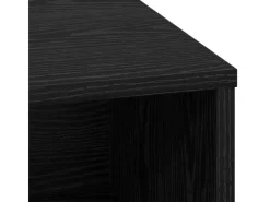 vidaXL Sideboard mit LED Schwarz Eichen-Optik 71 x 34,5 x 75 cm 869651* Kommode