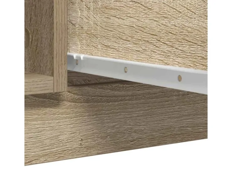 vidaXL Sideboard mit Schubladen Sonoma-Eiche 100,5x35x76 cm 3328446* Sideboards