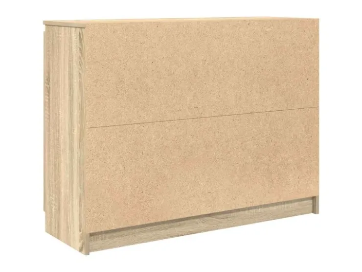 vidaXL Sideboard mit Schubladen Sonoma-Eiche 100,5x35x76 cm 3328446* Sideboards