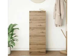 vidaXL Sideboard mit Schubladen Artisan-Eiche 37,5x35x99 cm 861768* Kommode