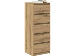 vidaXL Sideboard mit Schubladen Artisan-Eiche 37,5x35x99 cm 861768* Kommode
