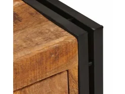 vidaXL Sideboard mit Schubladen Braun 66 x 33 x 70 cm Massivholz Mango 4016718