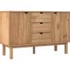 vidaXL Sideboard OTTA 113,5x43x73 cm Massivholz Kiefer 348591