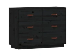 vidaXL Sideboard 100x40x75 cm Massivholz Kiefer 820146