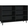 vidaXL Sideboard Schwarz 103,5x35x70 cm Holzwerkstoff 806041