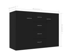 vidaXL Sideboard 88x30x65 cm Holzwerkstoff 800685