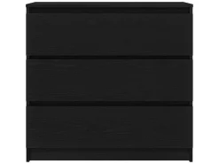 vidaXL Sideboard Schwarz Eichen-Optik 80x35x76 cm Holzwerkstoff 861734* Kommode