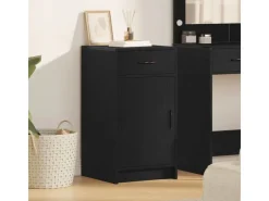 vidaXL Sideboard Schwarze Eiche 40 x 40,5 x 75 cm Holzwerkstoff 865065* Sideboards|Kommode