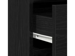 vidaXL Sideboard Schwarze Eiche 40 x 40,5 x 75 cm Holzwerkstoff 865065* Sideboards|Kommode