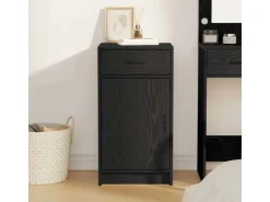 vidaXL Sideboard Schwarze Eiche 40 x 40,5 x 75 cm Holzwerkstoff 865065* Sideboards|Kommode