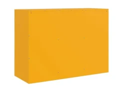 vidaXL Sideboard Senf 99x39x73 cm Stahl 841796