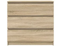 vidaXL Sideboard Sonoma-Eiche 80x35x76 cm Holzwerkstoff 861735