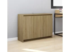 vidaXL Sideboard Sonoma-Eiche 102x33x75 cm Holzwerkstoff 809776
