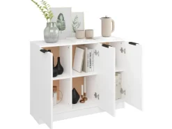 vidaXL Sideboard Weiß 90,5x30x70 cm Holzwerkstoff 811187