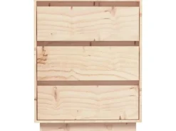 vidaXL Sideboard 60x34x75 cm Massivholz Kiefer 813360
