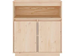 vidaXL Sideboard 70x34x80 cm Massivholz Kiefer 814384