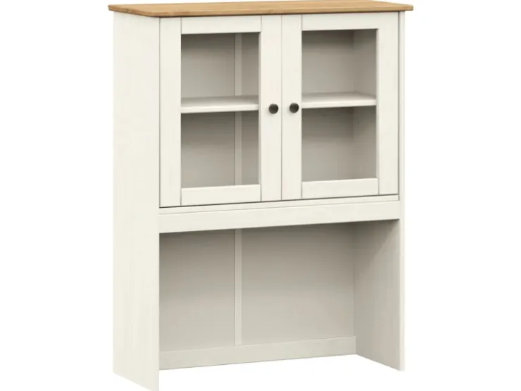 vidaXL Sideboard-Aufsatz VIGO 78x30x100 cm Massivholz Kiefer 353206* Vitrinen