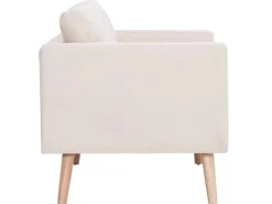 vidaXL 2-Sitzer-Sofa Stoff Cremeweiß Modell 1* Sofas