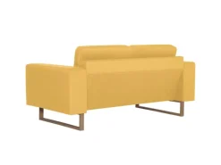 vidaXL 2-Sitzer-Sofa Stoff Gelb Modell 2* Sofas