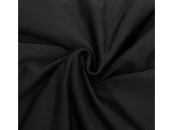vidaXL Stretch Sofahusse 4-Sitzer Schwarz Polyester-Jersey